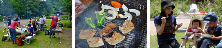 デイキャンプ・バーベキューの様子